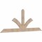 Ekena Millwork Richland Smooth Timber Gable Bracket, Douglas Fir, 96"W x 36"H x 1 1/2"D x 5 1/2"F, 9/12 Pitch GBW096X36X0206RIC00SDF - alternate 4